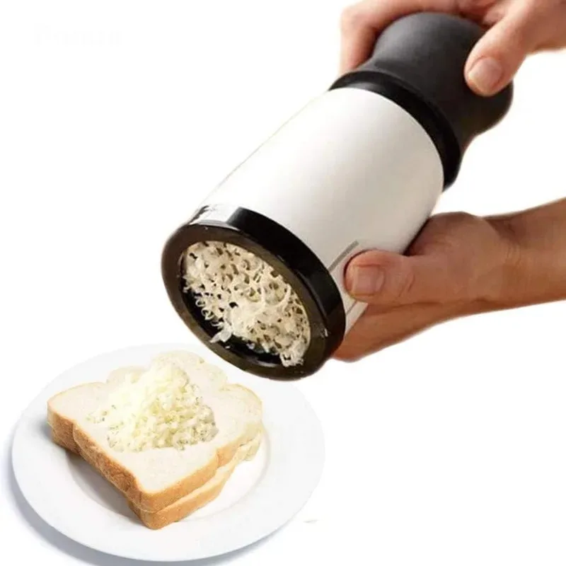 Newest for Grating Butter Vegetable Bread Chopped Corn Cheese Grater Stainless Steel Cheese Slicer with 2 Blades