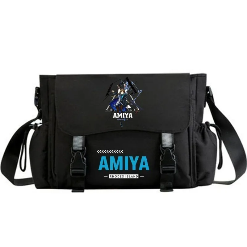 New Arknights Doctor Amiya Lappland Skadi Game Peripheral Package Style Student Large Capacity One-Shoulder Crossbody Bag Gift - Image 5