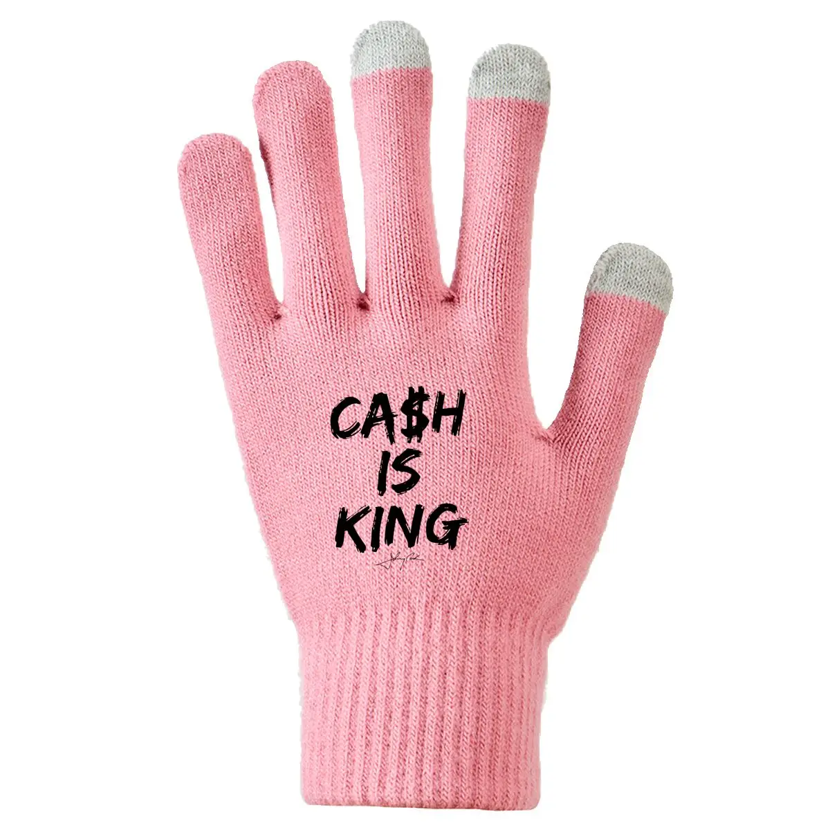 

Зимние перчатки для кемпинга на открытом воздухе Cash King's Bold с ретро-текступом и графикой Rebellion — теплые, противоскользящие, прочные