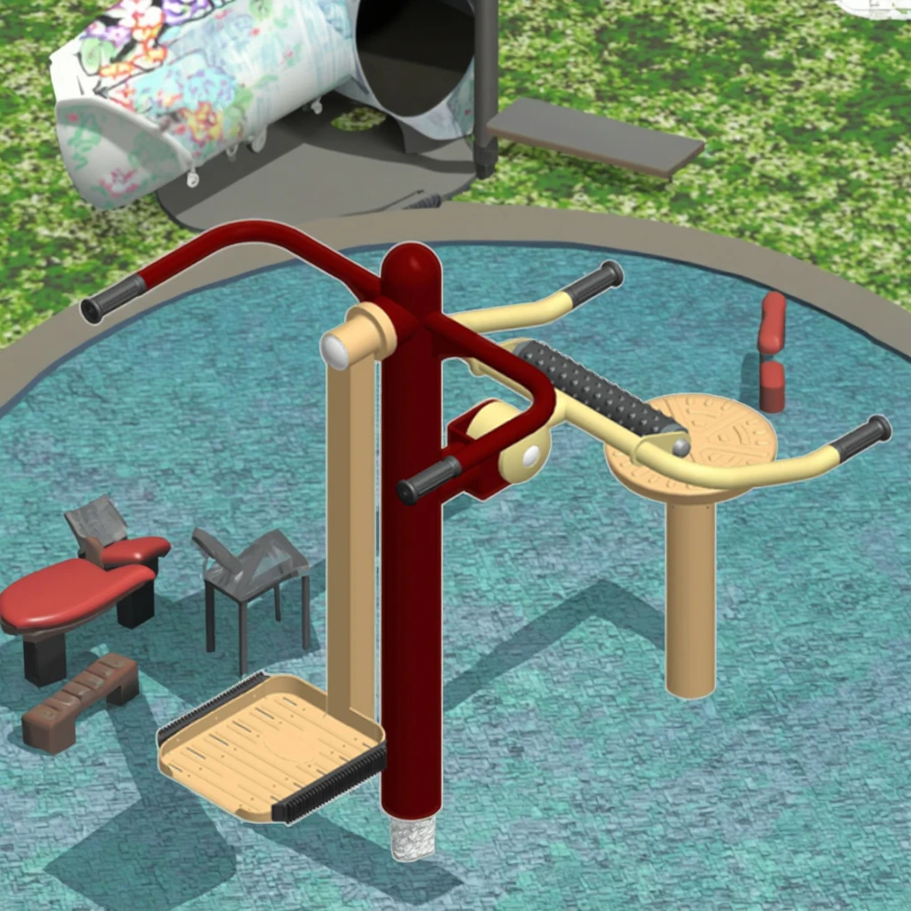 

Adult Outdoor Fitness Equipment Steel Gym Gear for Community Park Exercise