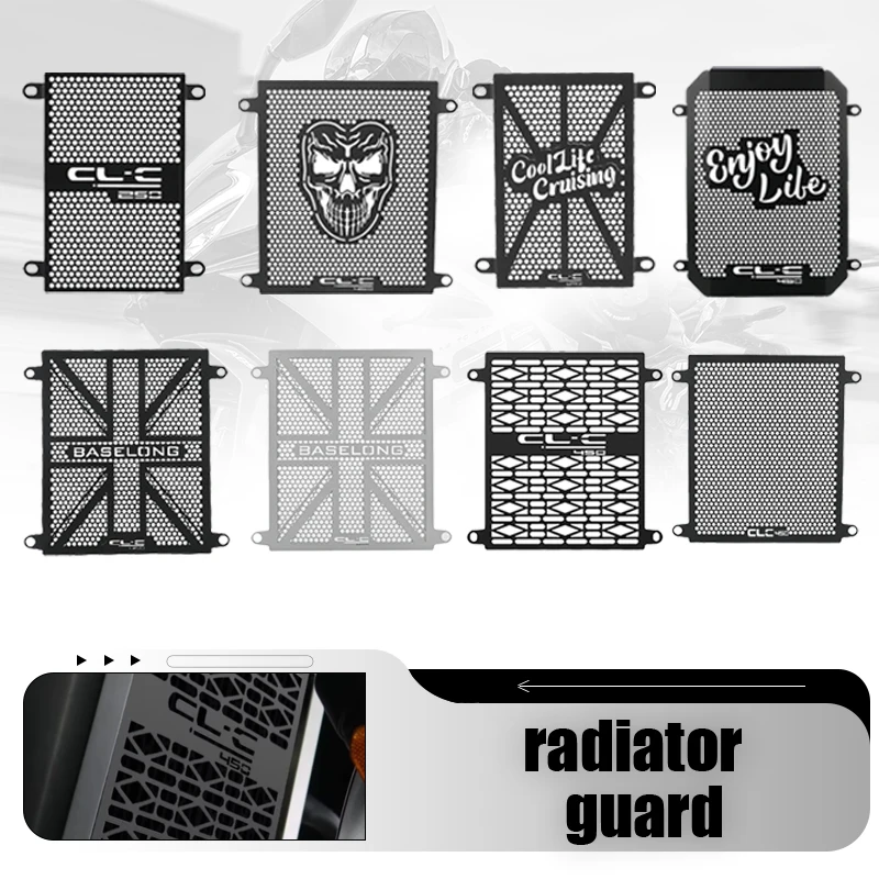

2023 2024 2025 FOR CFMOTO CF MOTO 450 CLC 450 CLC450 450CLC Bobber Motorcycle Accessories Radiator Grille Guard Cover Protection