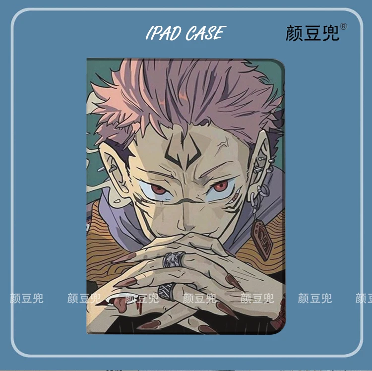 Ryomen Sukuna Ainme Jujutsu Kaisen For iPad Air4 5 10.9 Mini5 6 Case Luxury Silicone For Pro 12.9 11 10.5 9.7 inch For iPad 10th