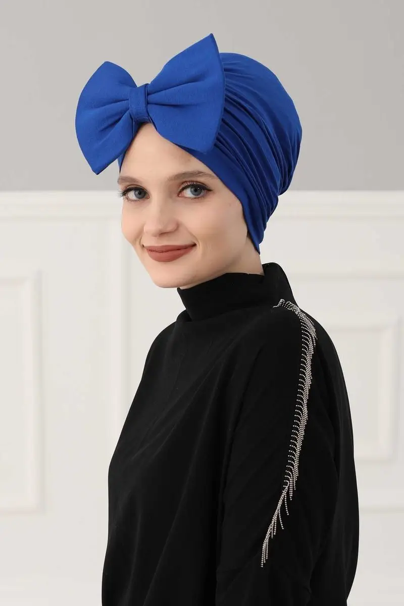 Nœud géant, os Saks bleu