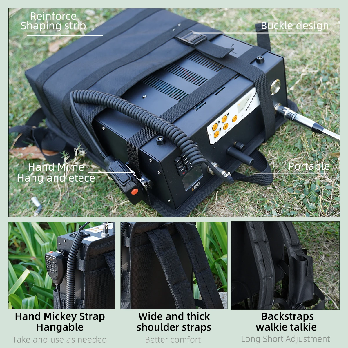 750U 80W GPS Network التناظرية المزدوج الوضع محطة راديو لاسلكي تخاطب للمغامرة الخارجية إرسال الإنقاذ على الطرق الوعرة #2