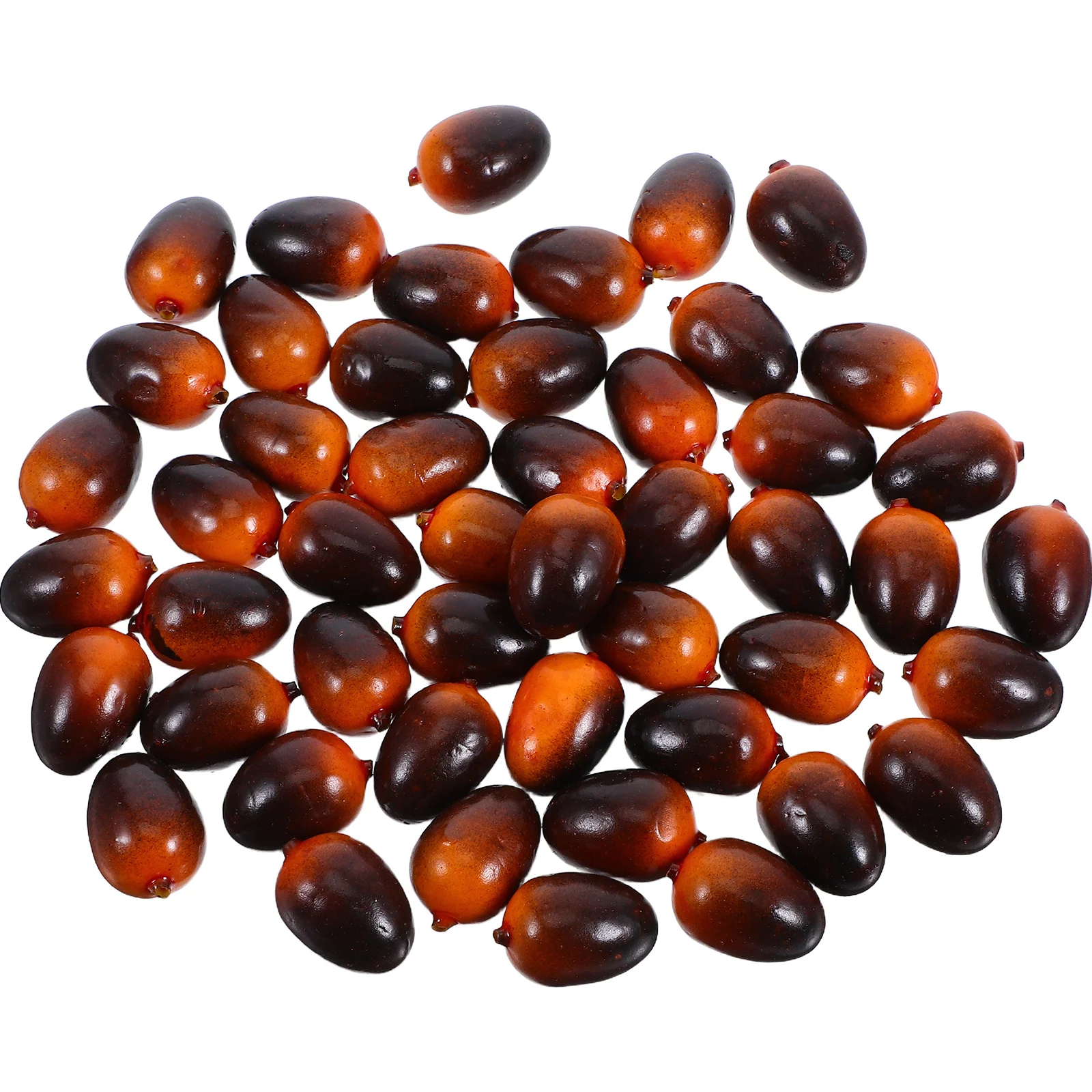 

50Pcs Lifelike Artificial Olives Realistic Fake Fruits Home Kitchen Dining Room Decor Farmhouse Fall Harvest Vase Filler