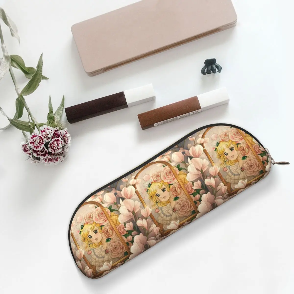 キャンディキャンディアニメ漫画ペンケースペンホルダー収納文房具大容量ペンボックス鉛筆バッグ子供向けギフト