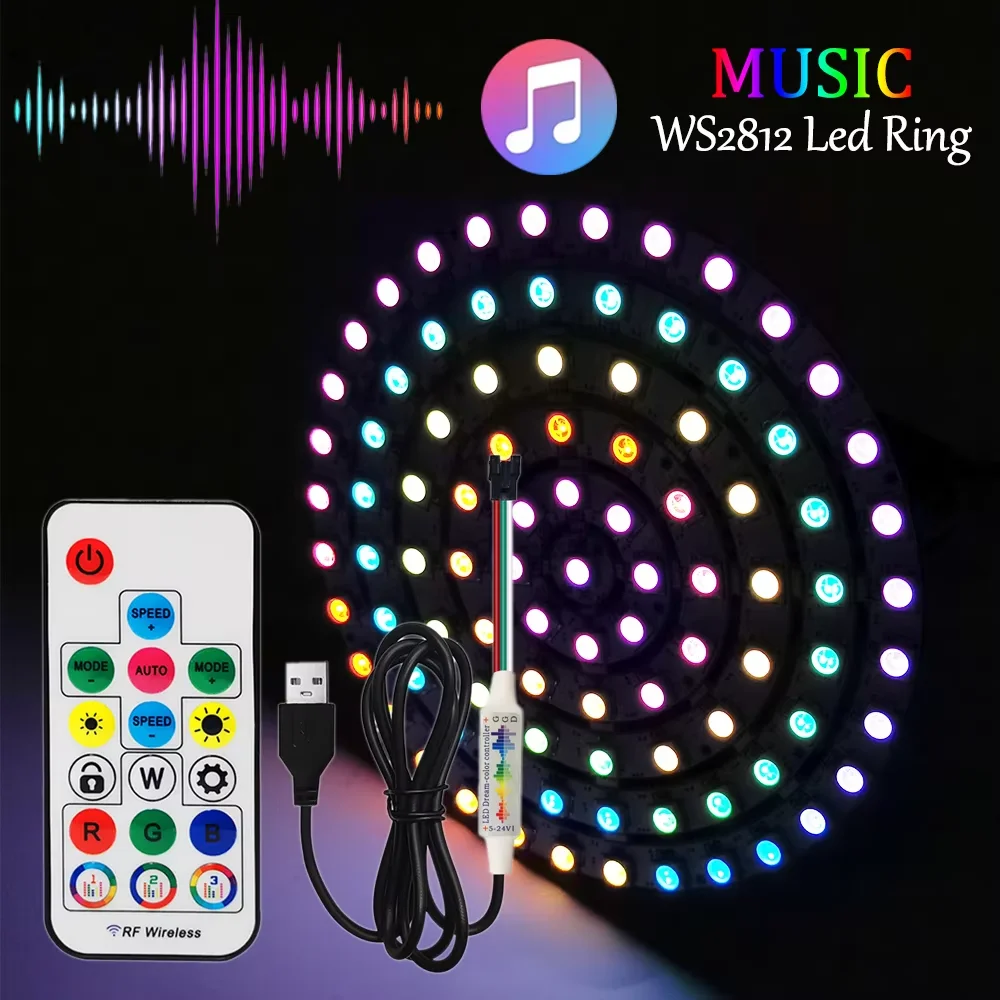 Kit de anel de LED WS2812B DC5 - Ws2812B Strip 5V avaliação e preço