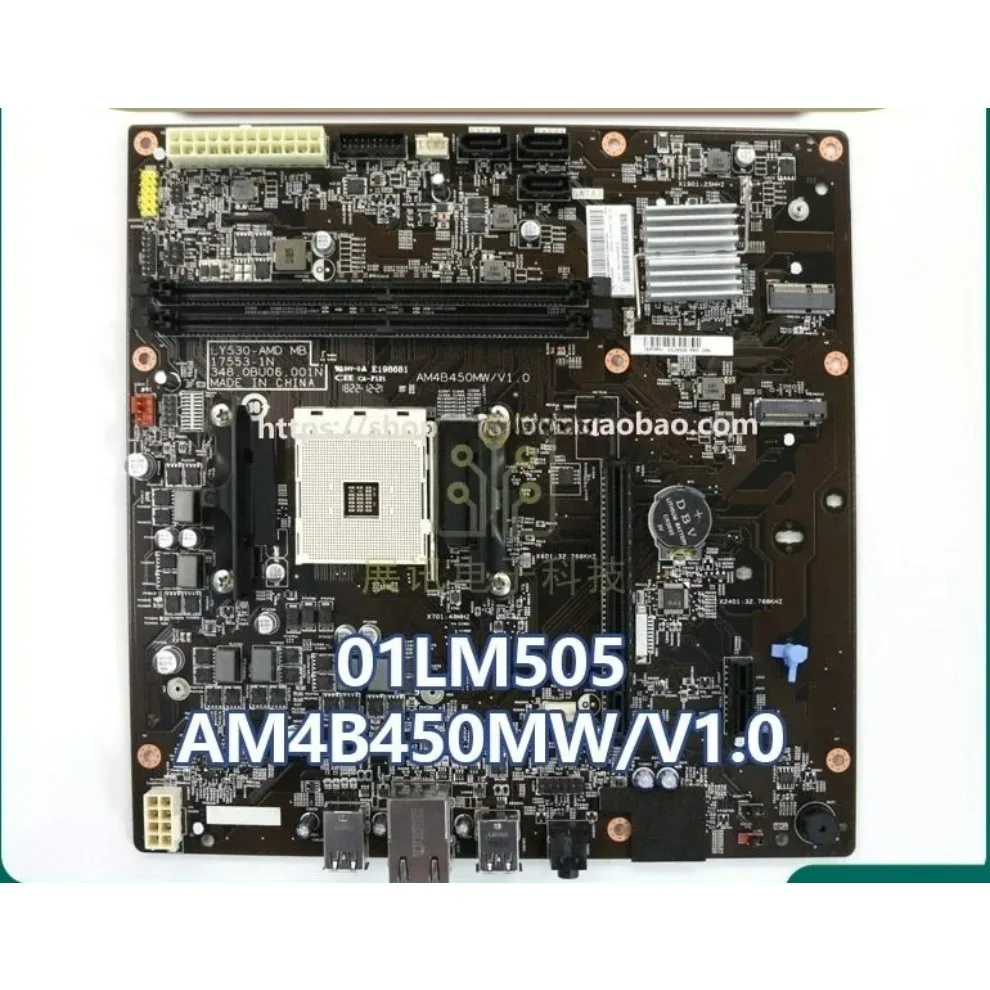 Used For Lenovo Legion T530-28APR 01LM505 AM4B450MWV1.0 B450 main board  (store code: 0663)