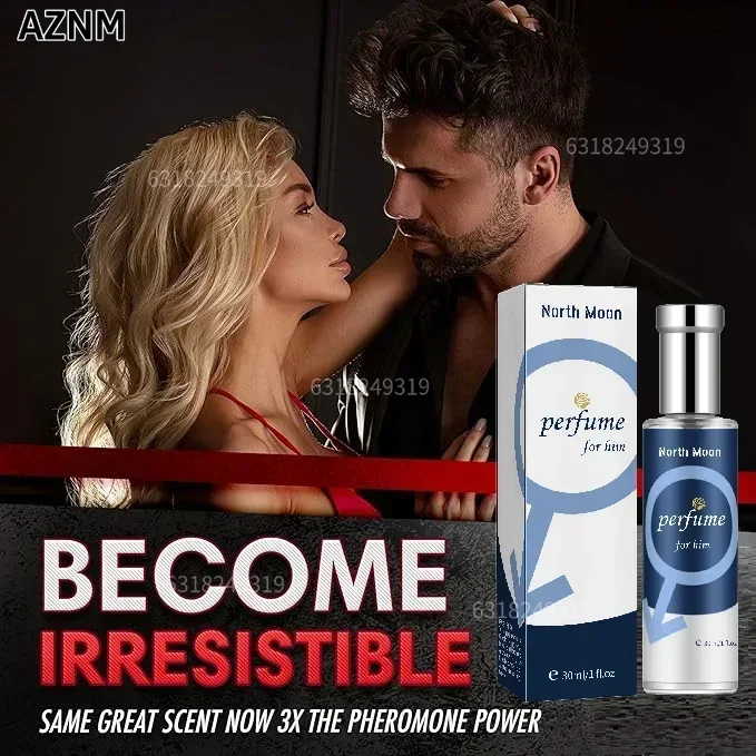 Parfum aux phéromones pour homme, parfum durable, naturel et frais, élégant et charmant, adapté aux rendez-vous, attirant les femmes