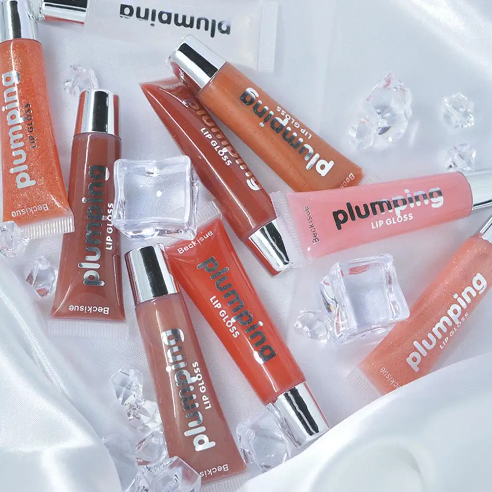 Koreanische Frucht Kristall Gelee Lippen öl feuchtigkeit spendend plump ing Lip gloss getönten klaren Lippen balsam für Mädchen tägliche Kosmetik