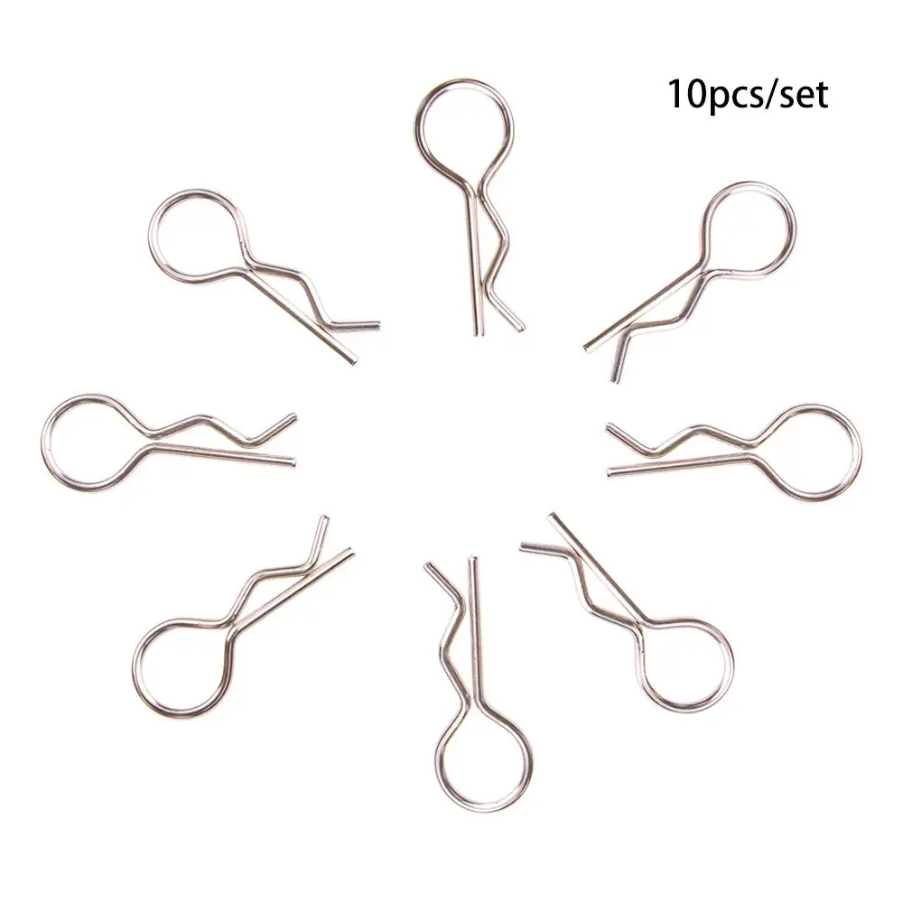 

R-shaped Stainless Steel for HPI RC HSP 1/10 Model Body Shell Bolt Clip Pin Clips