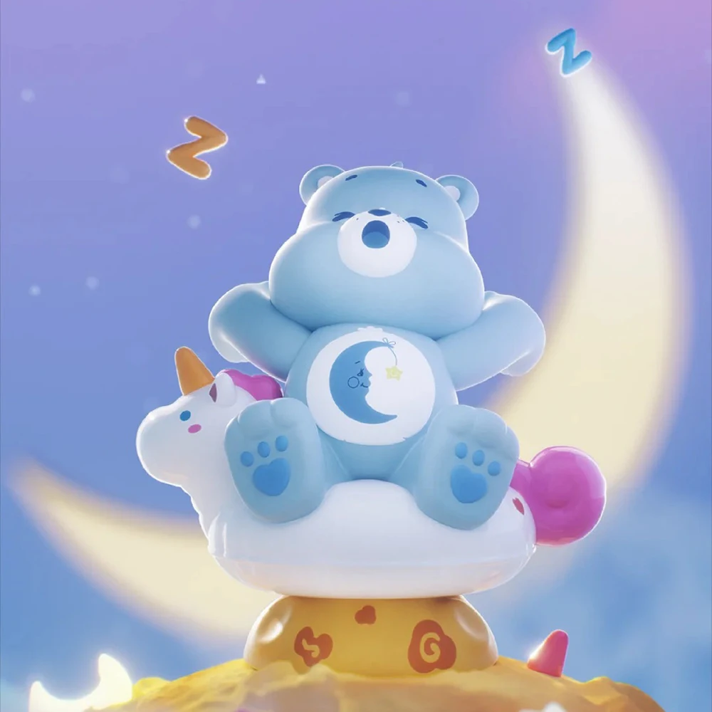 Miniso Care Bears-caja ciega de la serie Planet curativa, adornos de moda hechos a mano, juguete para regalo coleccionable para decoración del hogar