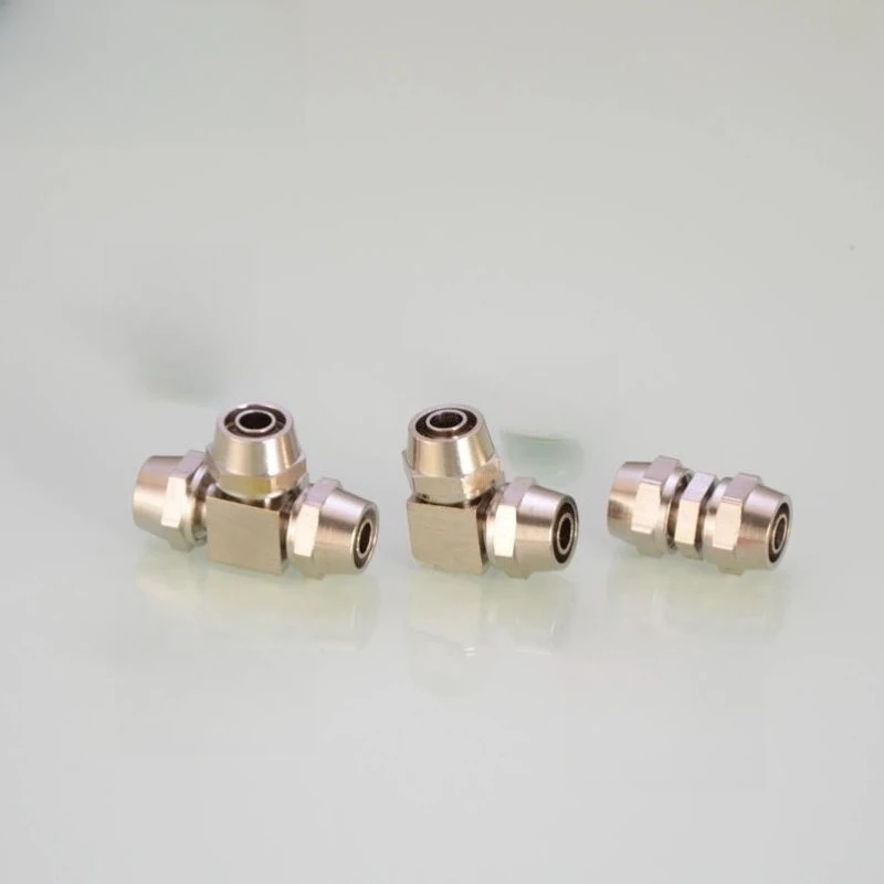 موصل تنقية المياه 2 دقيقة موصل سريع 3-Way الكوع تصفية موزع المياه ملحقات أنابيب البولي ايثيلين #5