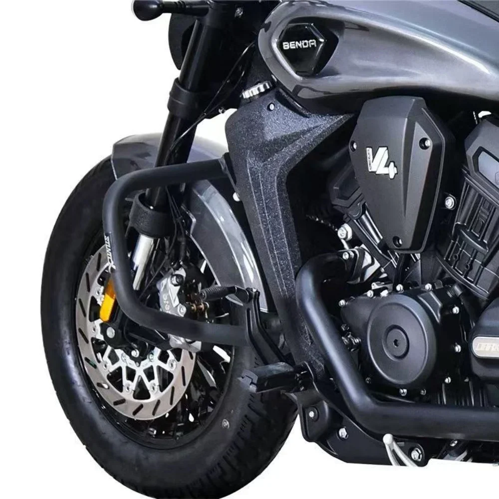 【Supreme quality】Suitable for BENDA DARK FLAG 500 motorcycle side bumper modification, crash bars and crash protection brackets.