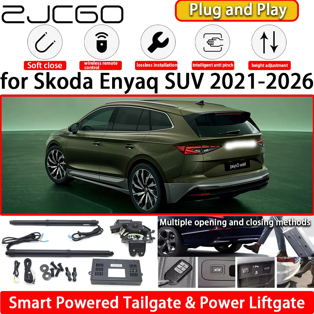 for Skoda Enyaq SUV 2021-2026 OEM Car Automatic Electric Powered Tailgate Power Liftgate Tail Gate Lift Kit System Plug & Play