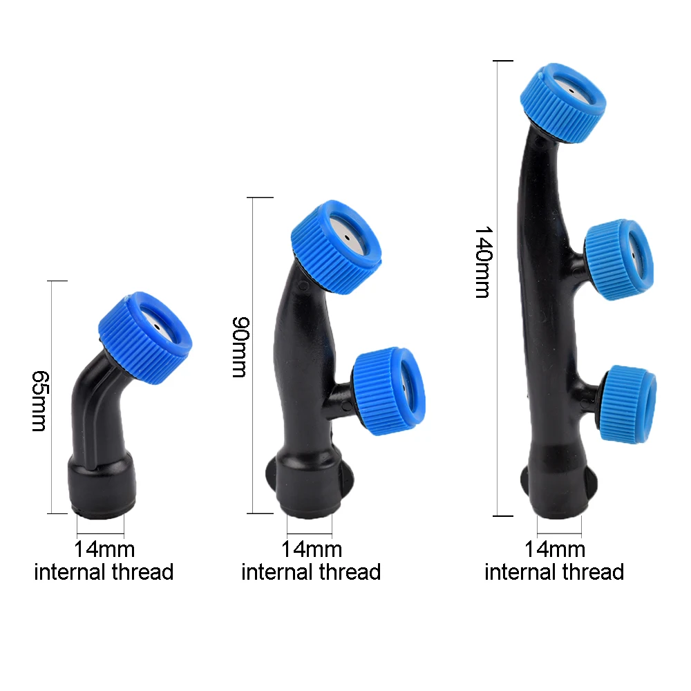 Ogród 1/2/3 Hole opryskiwacz dysza 1/2 1/4 Cal gwint rolniczy sad mgła wodna rozpylanie 1pc