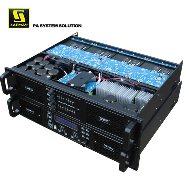 

D20KQ 4 Channel 16000W High Power PA Digital DSP Subwoofer Amplifier