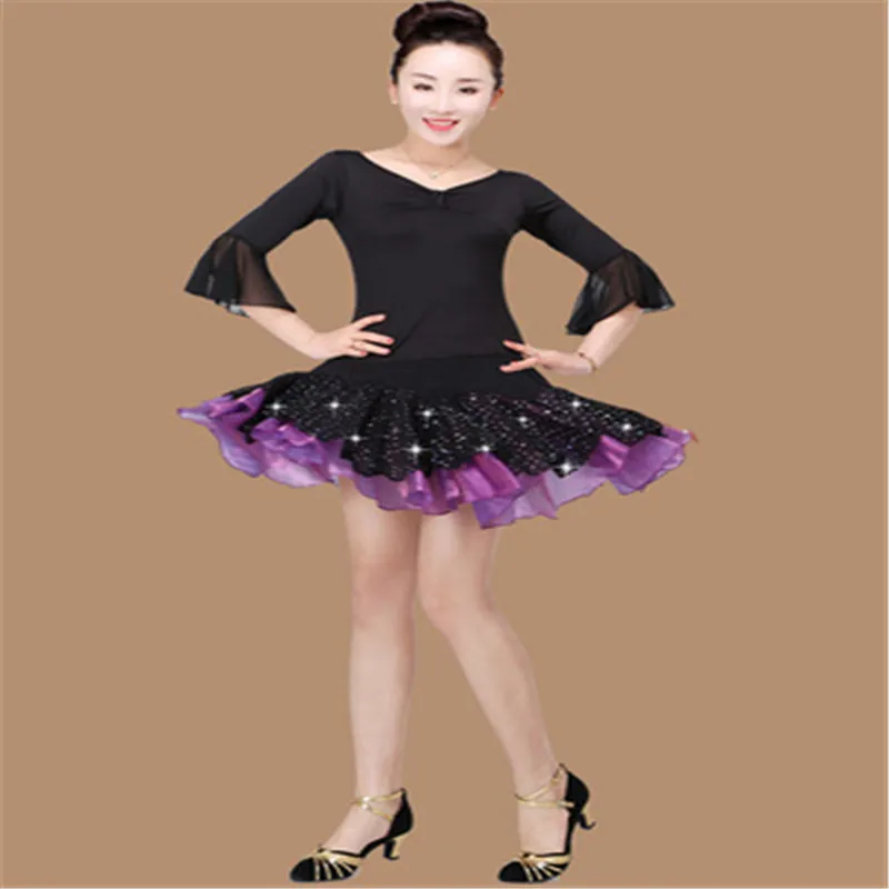 Square dance clothing new suit bell-sleeved top group performance performance clothing middle-aged and elderly dance clothing ha