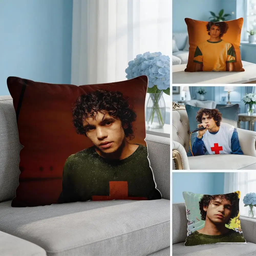 Singer D-Dominic Fike Cushion Cover Soft Short Plush Throw Pillow Cover Hidden Zipper Cutecore Sofa Bedroom Home Decor