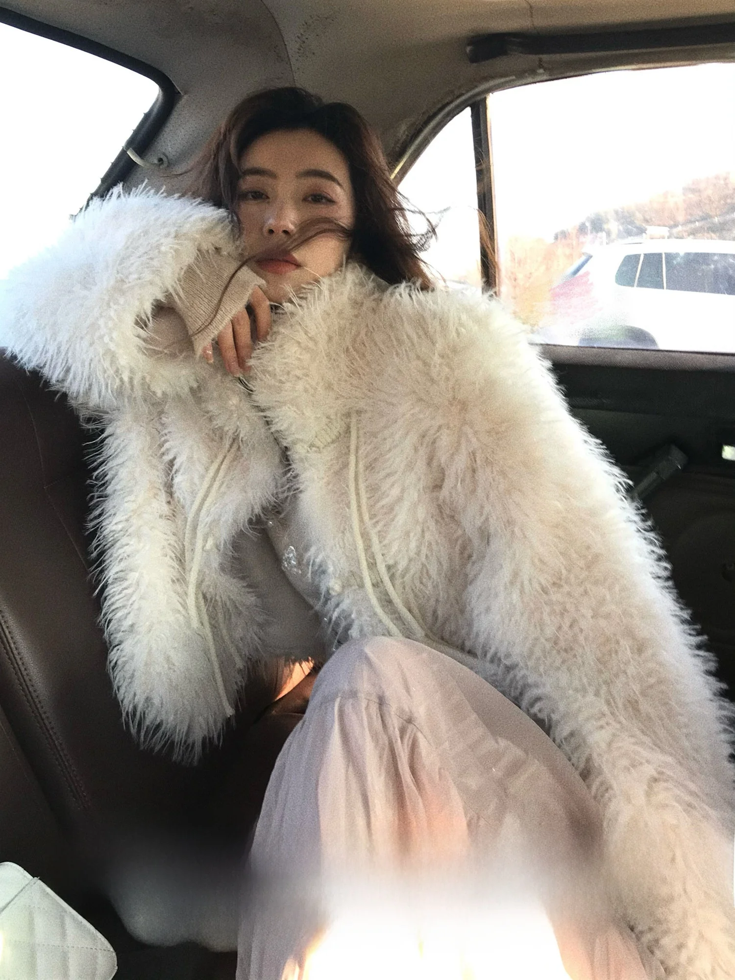 

New Chinese Style Thickened Warm Short Fur Coat Women's Fashionable Simulation Leatherette Jacket Daily Wear Youth Favorite