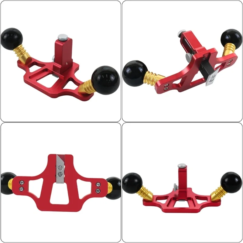 Herramienta carpintería manual, enrutador, ajuste rápido profundidad con tope profundidad para afinar cortar