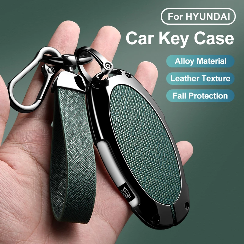 For Hyundai Elantra Tucson Sonata LAFESTA ix35 Car Key Shell Fob Key Cover Case Holder Keychain Accessories Key Case for Car