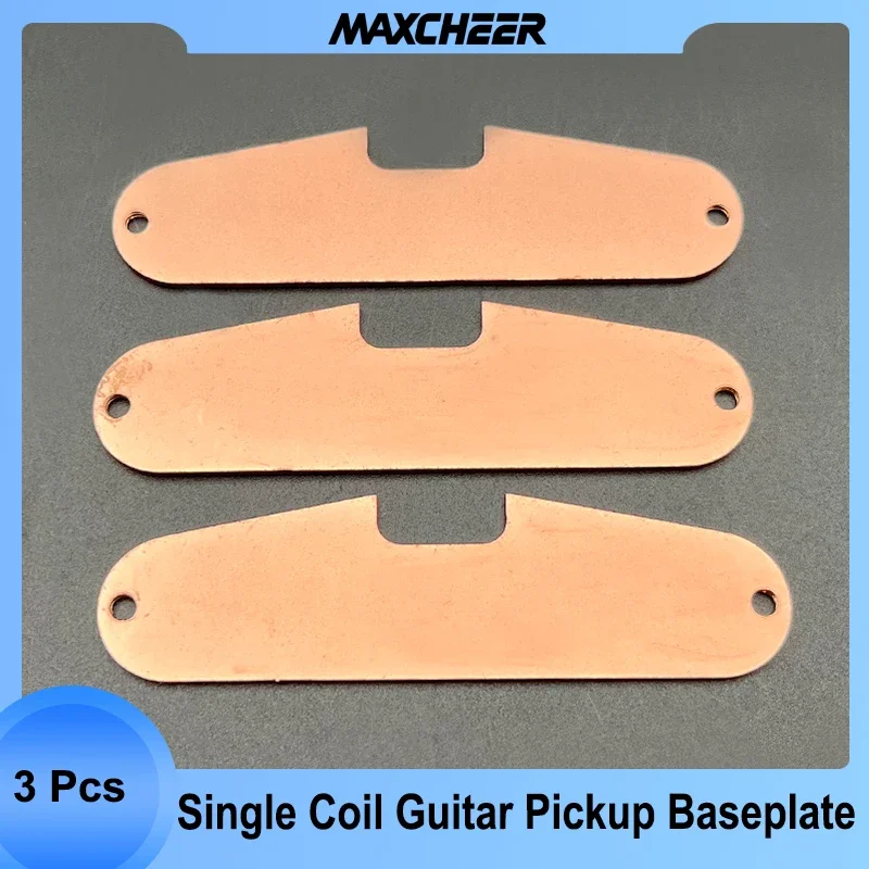 3Pcs/Lot Steel Single Coil Guitar Pickup Baseplate Metal Pickup Baseplate Parts for ST-Style Guitar