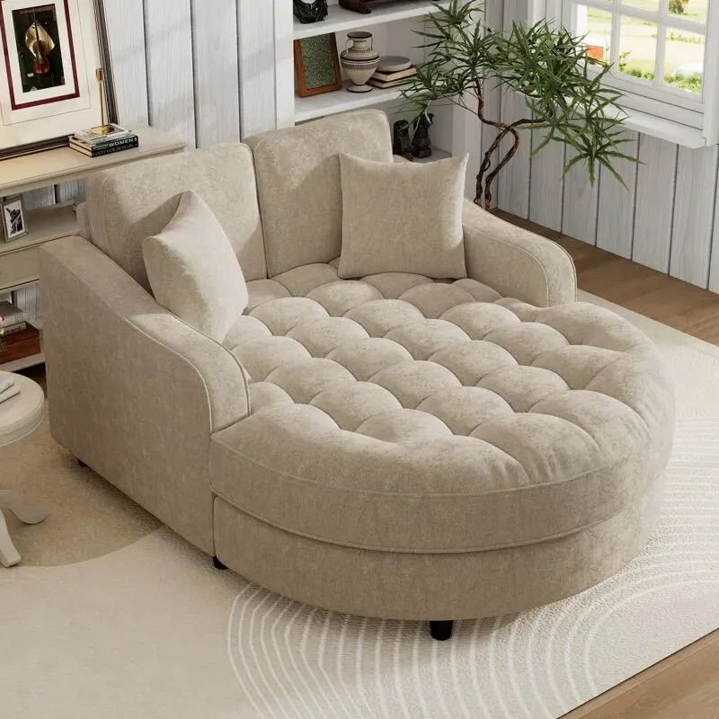 luxury concubine chair modern American small apartment living room single sand bed chair bedroom recliner beauty couch sofa
