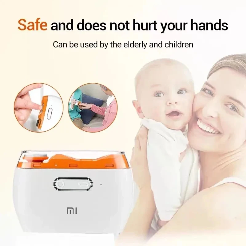 Xiaomi Electric Nail Clippers Automatic Polished Armor Trim Nail Clipper Suitable for Children Nail Trimming Smart Home Gift