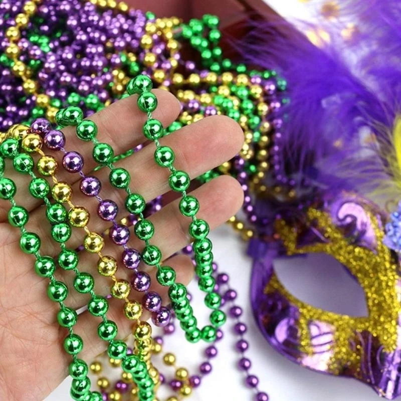 

Mardi Gras Party Dress Up Set Sequins Fedora Cap Neckwear Braces Festival Supply
