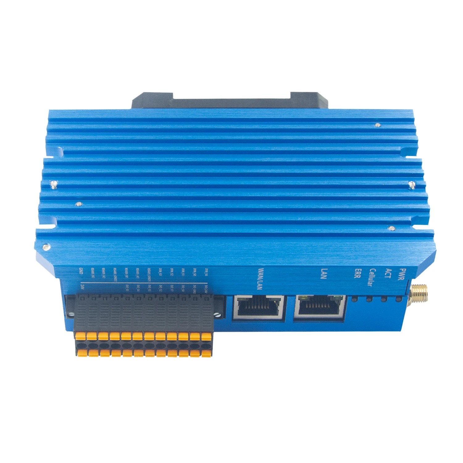 OpenEmbed Edgebox-Blue Triple Ethernet RJ45 WIFI 4G GPS RS485 Industrial Control PLC Controller Modbus PAC IoT SCADA Auto 512MB