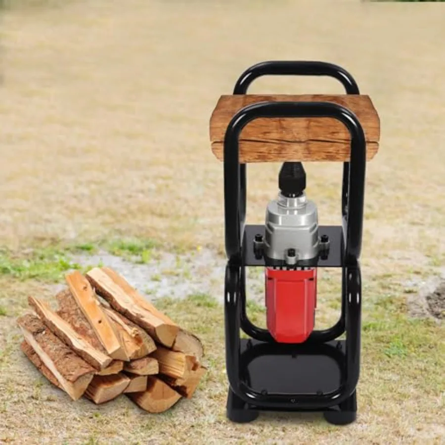Log Splitter, 450RPM Wood Splitter Electric Powered, 3.3 KW Electric Firewood Splitting Machine, Freestanding Firewood Splittin