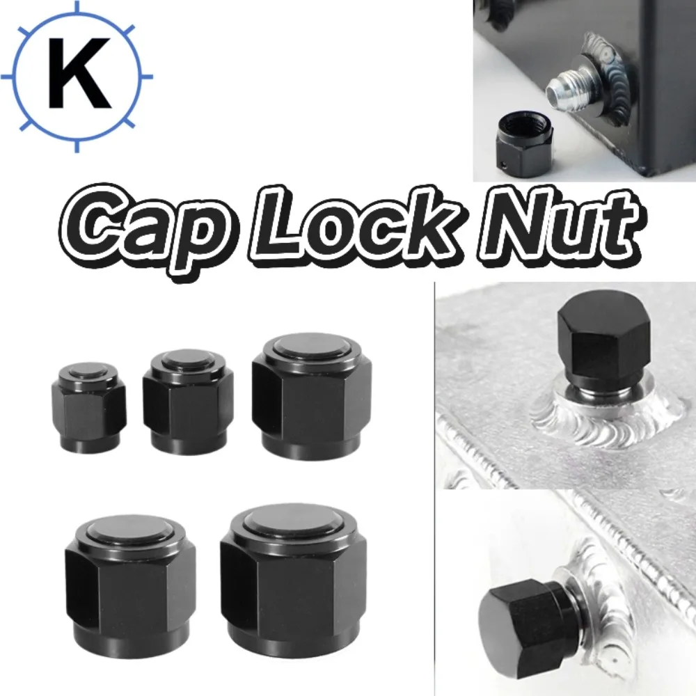 

Universal AN6-AN12 Aluminum Fuel Line Plug Adapter - High-Pressure Oil Pipe Block-Off Nut for Fuel Tank & Transmission
