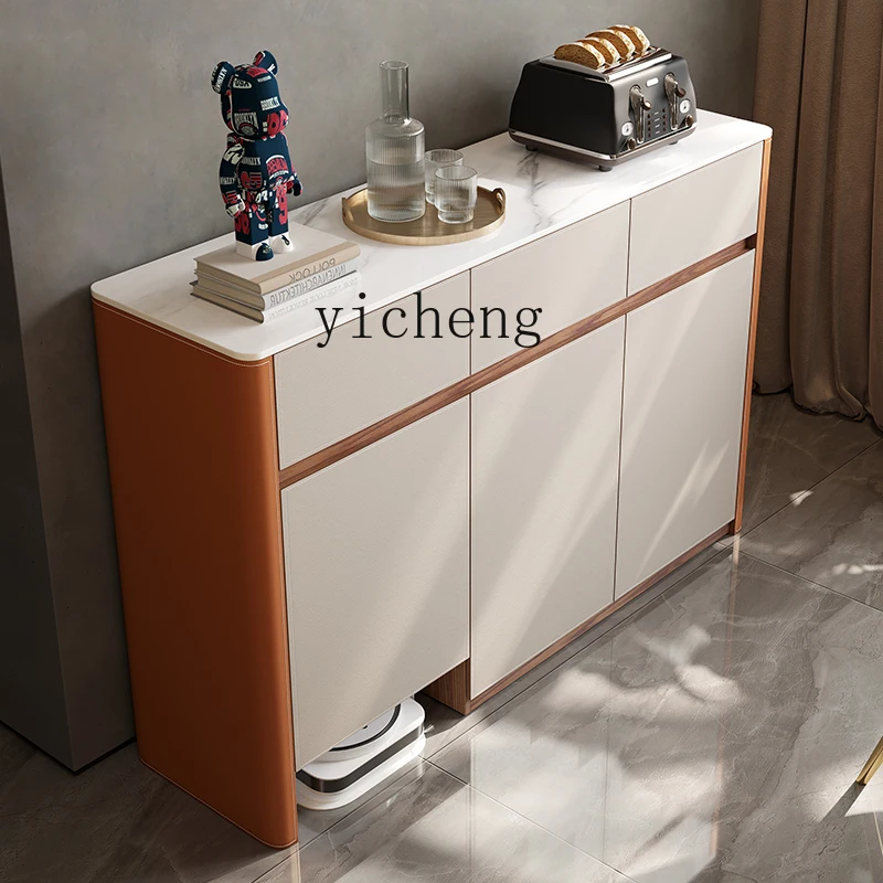 GZ  Sweeping Robot Storage Locker Modern Multifunctional Living Room Solid Wood Housekeeping Cabinet =