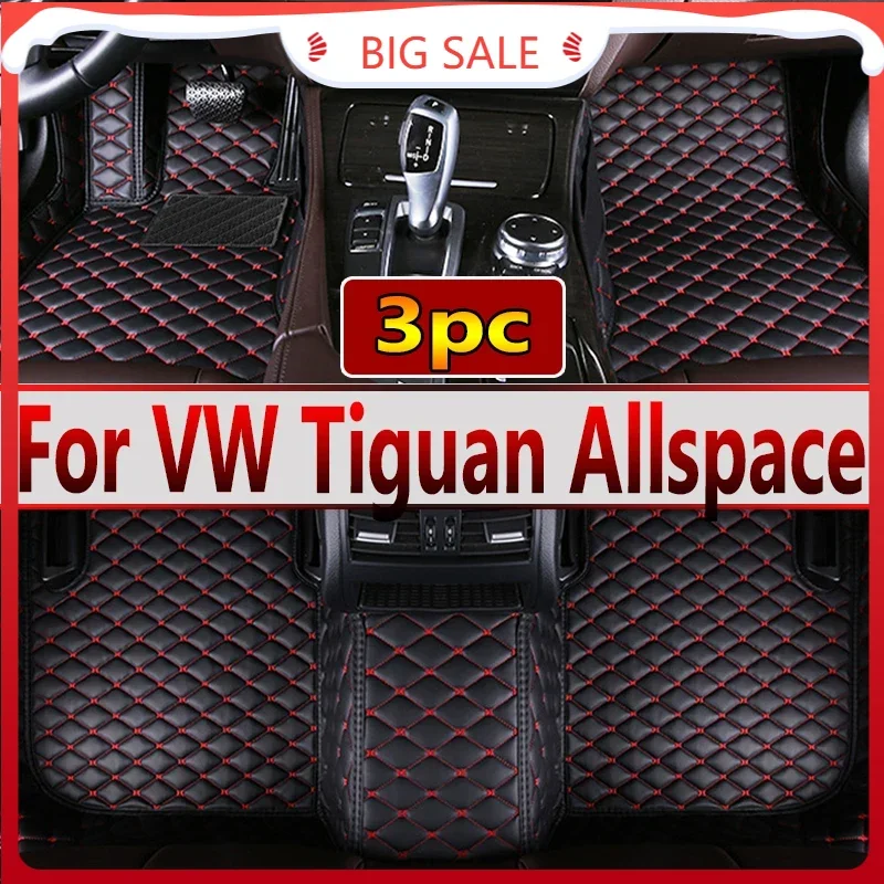 Floor Mats For Volkswagen Tiguan Allspace AD BW 2017~2022 Waterproof Carpet Car Floor Mat Tapis Voiture Car Accessories Interior