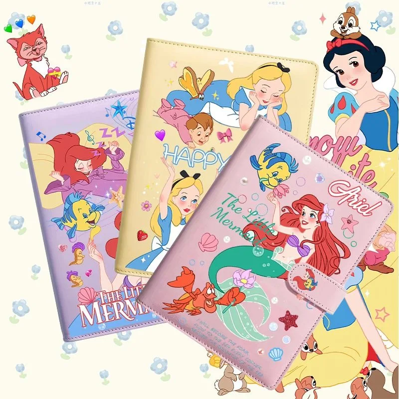 

Disney collaborates with Snow White to create a new account diary. My Fish Princess cartoon notebook is a loose leaf notebook