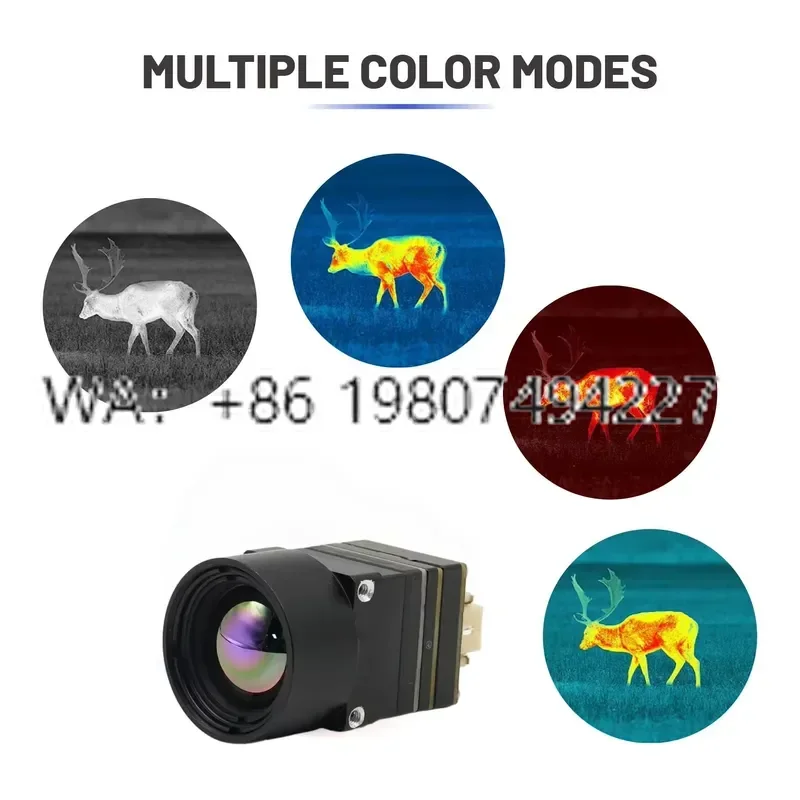 Mini3 Thermal Imaging Module Detector 13mm Lens 640x512 Resolution 10x Magnification Outdoor Night Vision for HVAC
