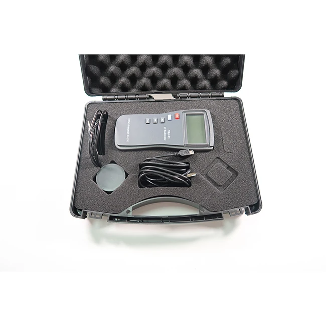 HOT Selling UV Radiometer TMUV-R1 Dual Channel Ultraviolet Irradiance Meter UV Light Ultraviolet Illuminometer High Resolution