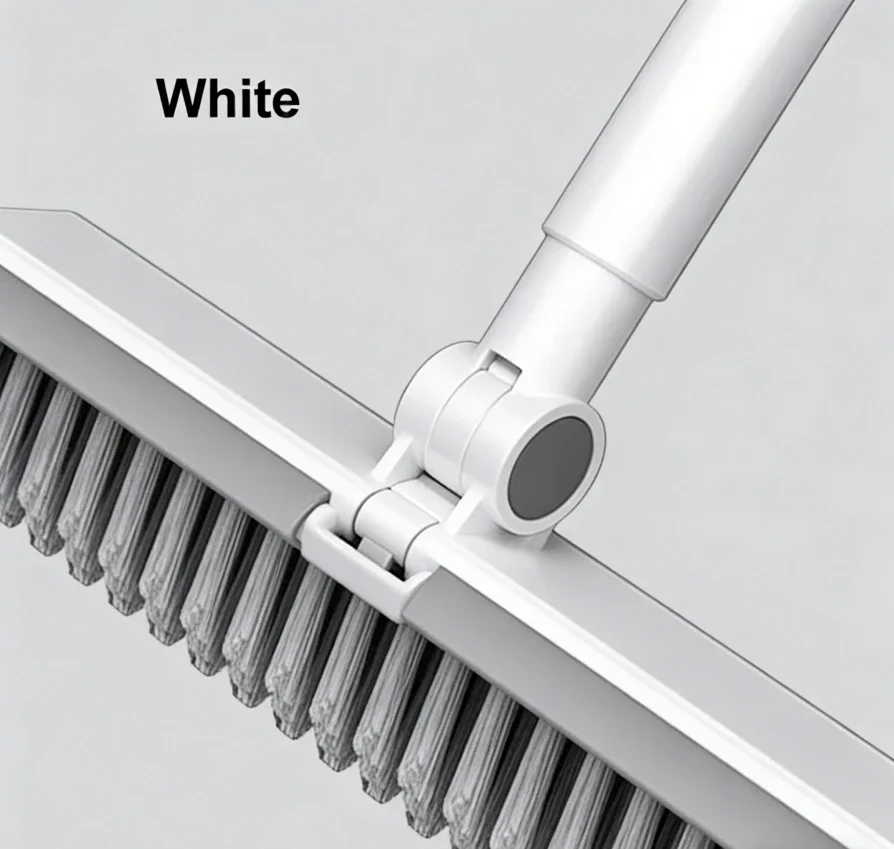 Multifunktionale Badezimmer-Bodenbürste mit langem Griff für die Reinigung von Küchenfugen, Bodenfugen, Fliesen, Wänden und Toiletten. – Detail 3