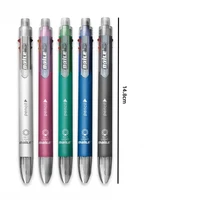6 In 1 Multicolor Ballpoint Pens 5 Colors Ball Pen 1 Automatic Pencil With Eraser For School Office Writing Supplies Stationery 6
