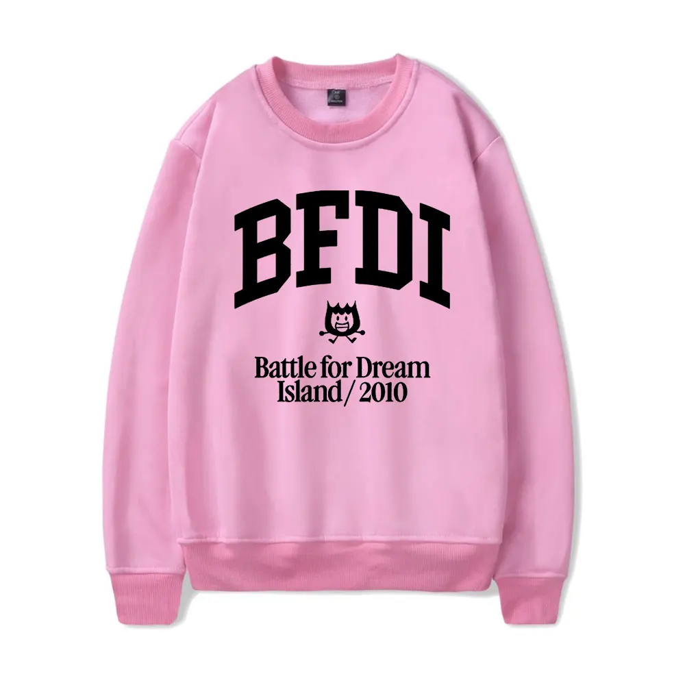 Jacknjellify BFDI Battle For Dream Island Vintage 90s Merch Sweatshirt Pullover Unisex Harajuku Streetwear Sweatshirt Popular