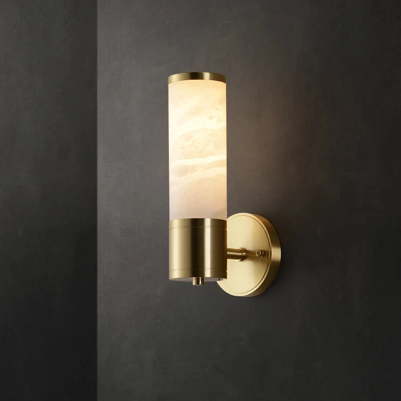 CX217EN Modern Sconce Wall Light For Living Room Home Decor Bedroom Marble Wall Light Luxury Spain Alabaster Light Fixture