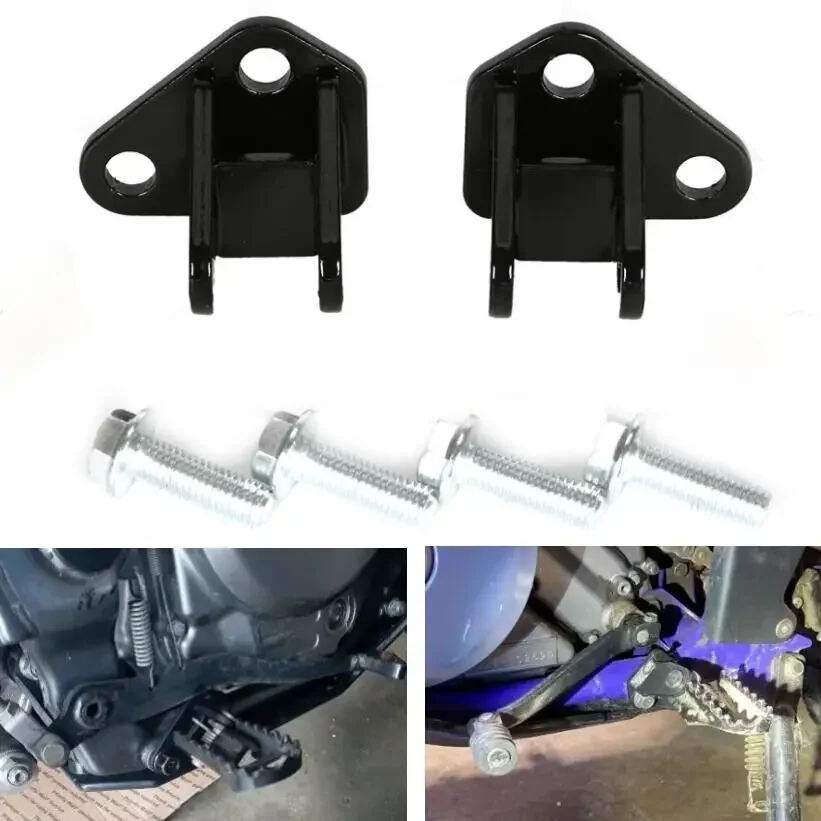 2''(50mm) Footrest Footpeg Lowering Mounts Kit For Suzuki DR650 DR650S DR650SE 1996-2023