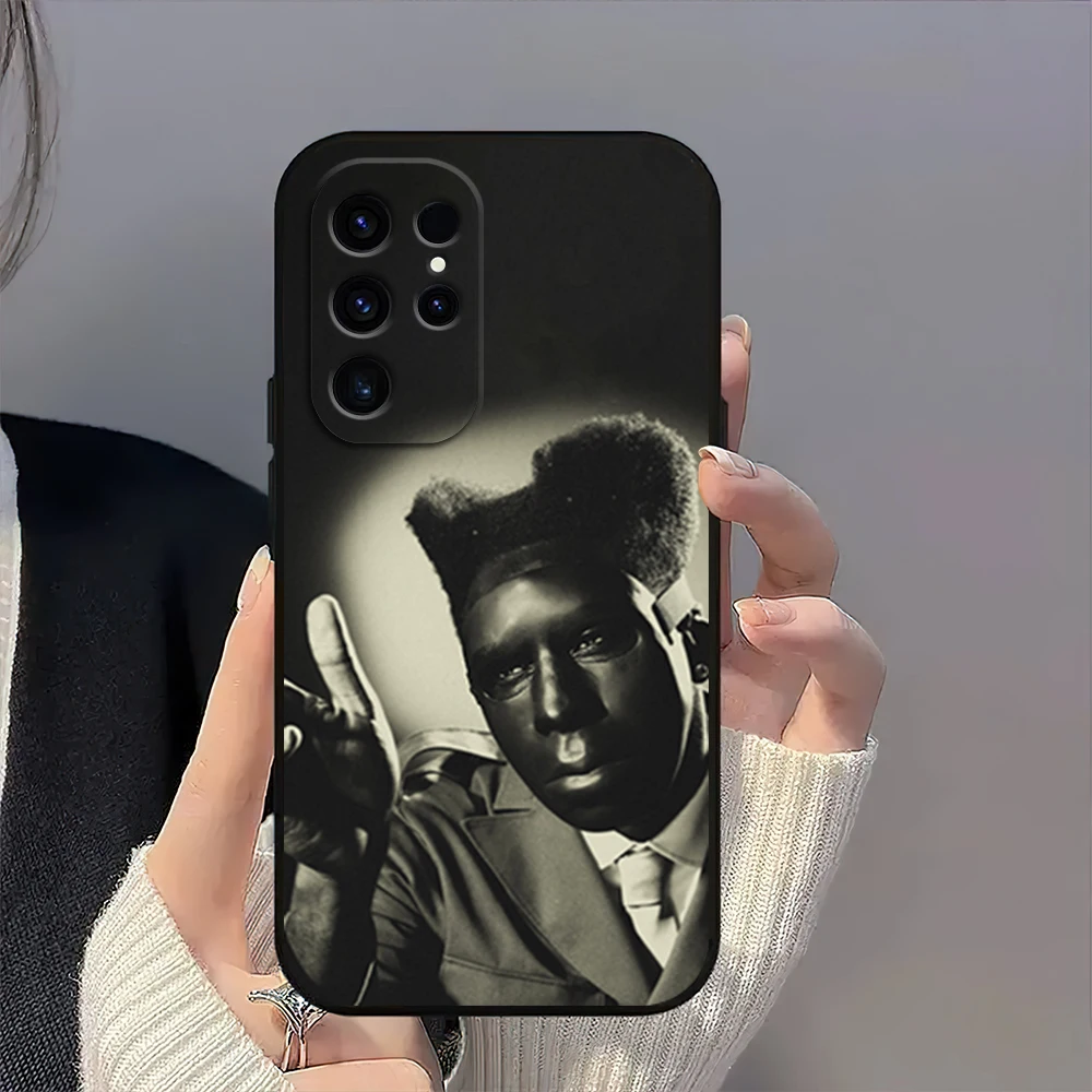 ST. CHROMA T-Tyler the Creator Chromokopia Phone Case For Samsung Galaxy A54 A71 A72 A73 S22 S23 Ultra Black Soft Silicone Cover