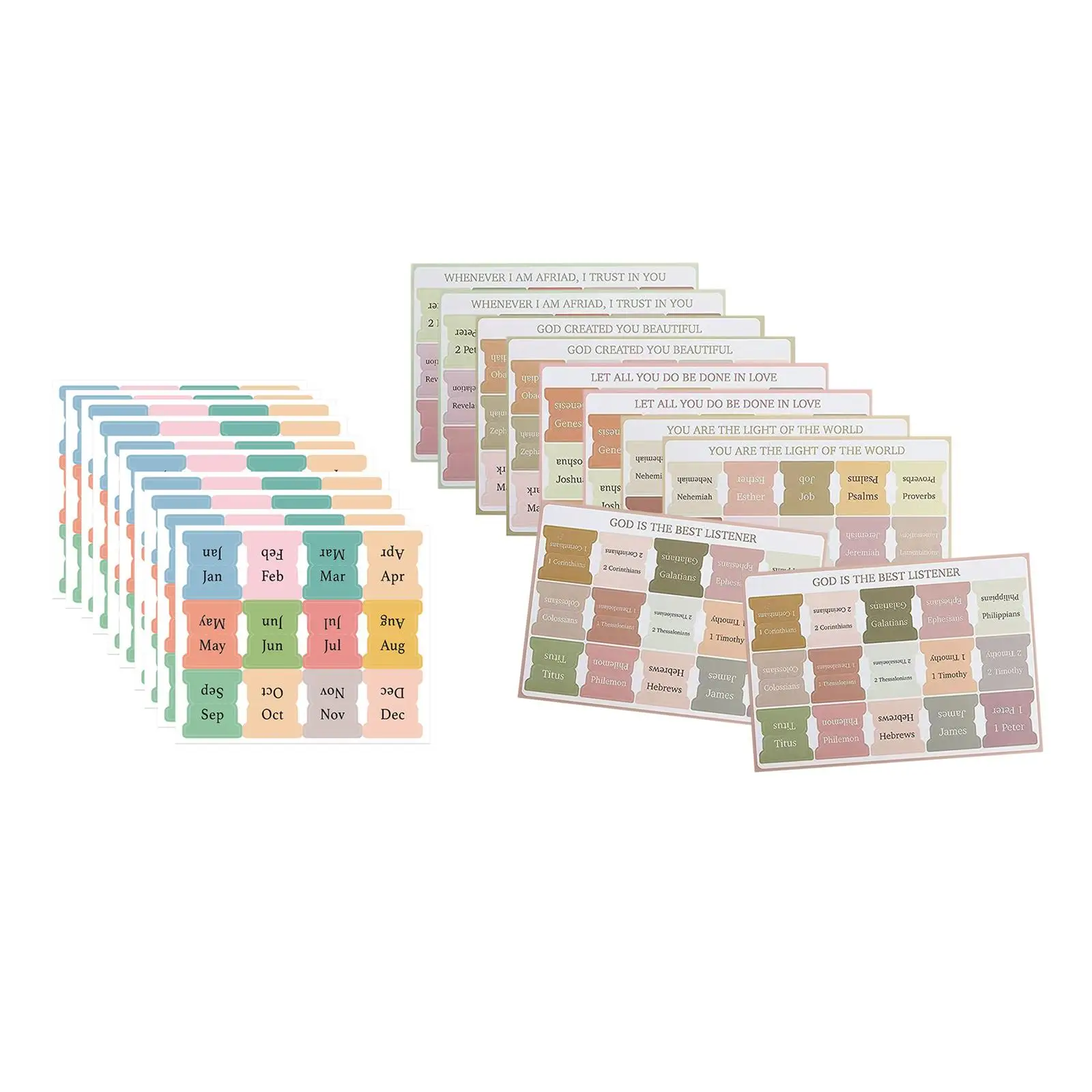 Color Sticky Notes Planner Label Stickers Directory Classification Labels for School Supplies