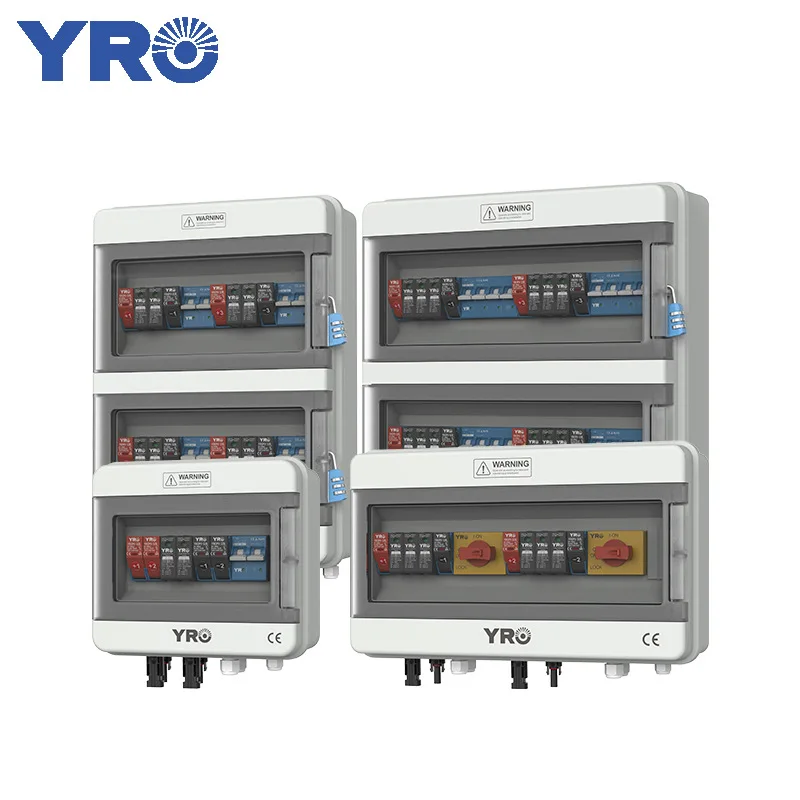 

Фотоэлектрический комбайнер 4 в 4 выхода 1000 В Солнечная распределительная коробка постоянного тока Защита от молний Водонепроницаемая уличная банка IP65