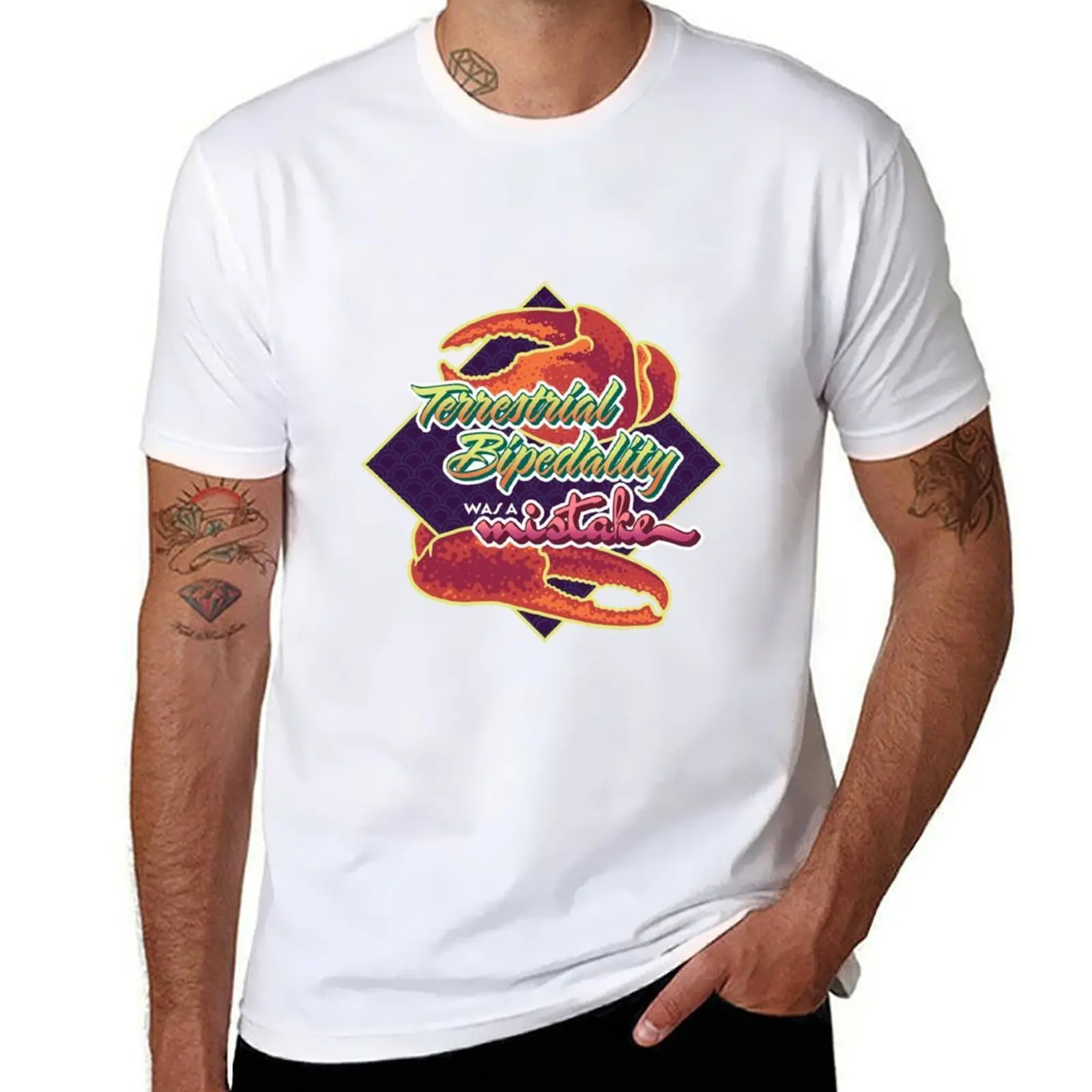 

Terrestrial Bipedality was a mistake - Crab version T-Shirt t shirt man designer g man t shirts for men T-Shirt