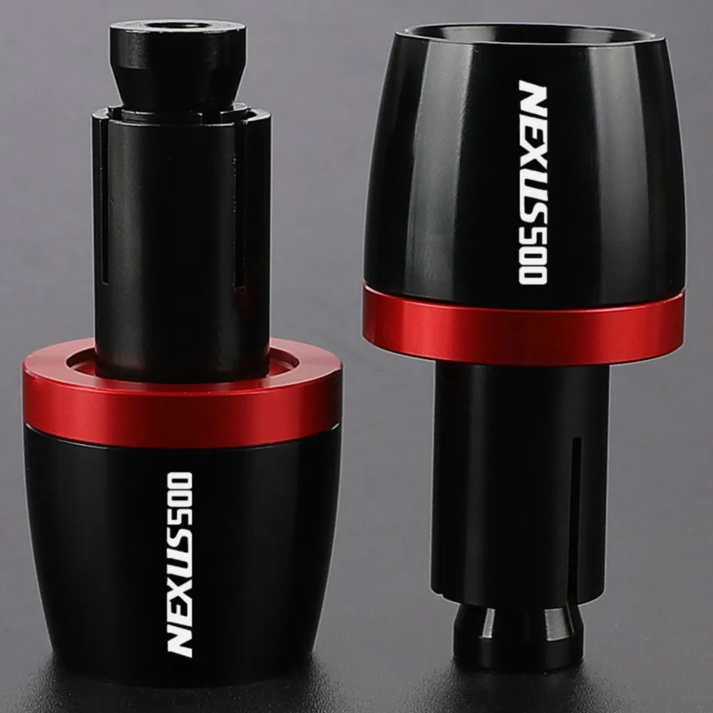 

Nexus500 Handle Bar End Universal 7/8'' 22MM FIT For GILERA Nexus 500 2007 Hand Grip Handlebar ends CNC Plug Cover Accessories