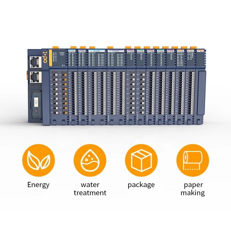 ODOT Industrial Controls CN-8031 Remote IO Module Modbus TCP Server Dual Ethernet Port IO Coupler Adapter