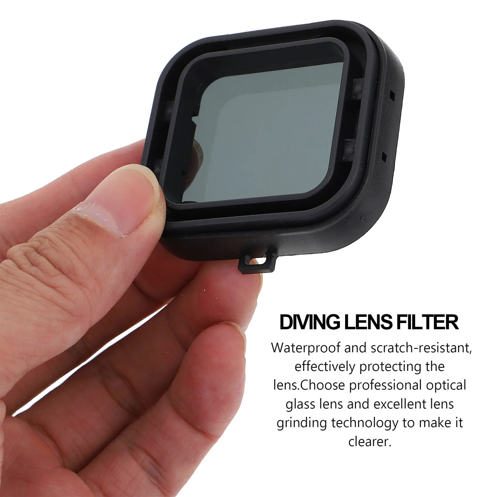 

4 pcs Waterproof Diving Lens Filter High Transparency For Action Camera Underwater Photography Red Snorkel Filter Dive Housing